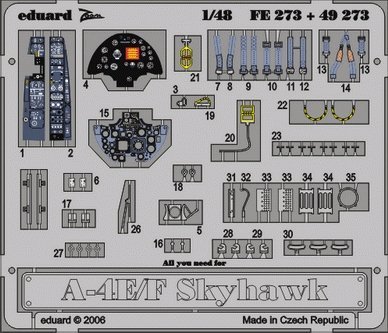 Eduard FE273 A-4E/ F 1/48 Hasegawa