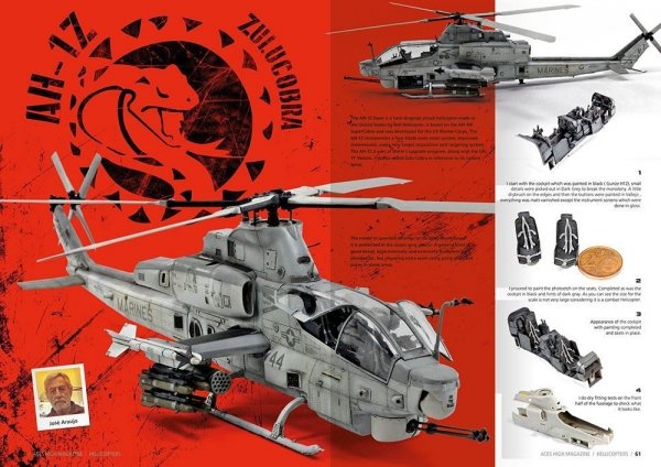 AK Interactive AK2916 ACES HIGH ISSUE 09 HELLICOPTERS (English)