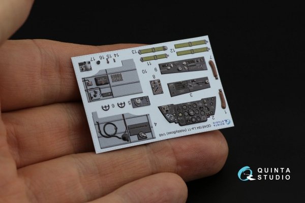 Quinta Studio QD48184 La-11 3D-Printed &amp; coloured Interior on decal paper (HobbyBoss) 1/48
