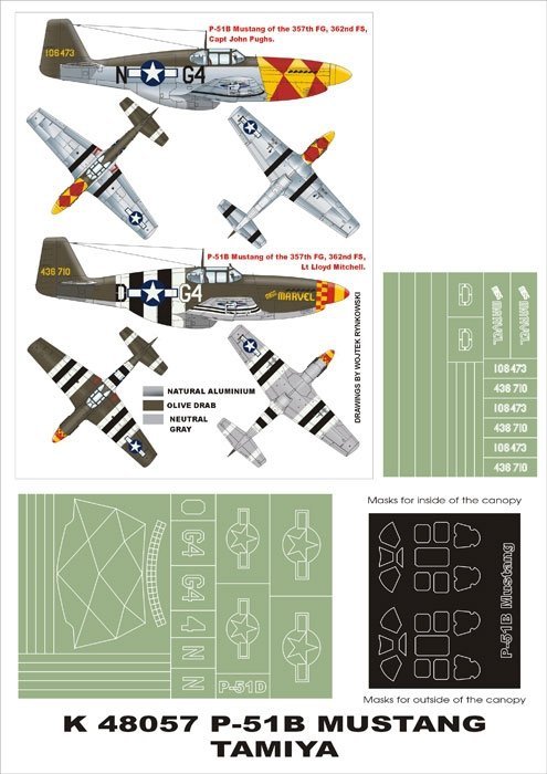 Montex K48057 P-51B Mustang 1/48