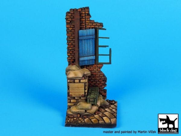 Black Dog D35058 House corrner N°3 base 1/35