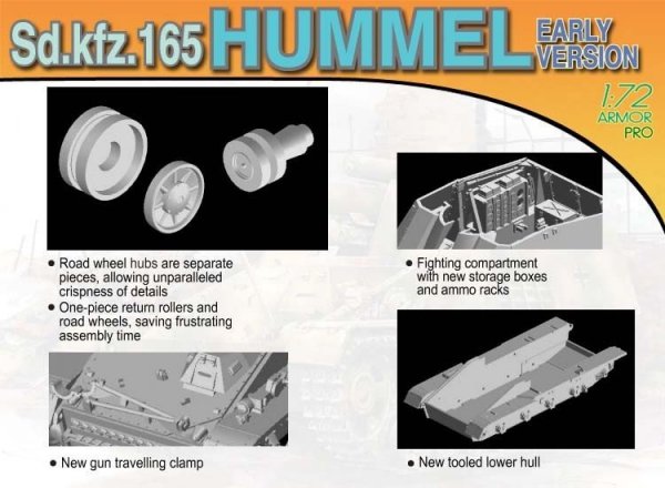 Dragon 7244 Sd.Kfz.165 Hummel (1:72)