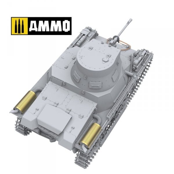 Ammo of Mig 8503 Panzer I Ausf. A Breda Spanish Civil War light tank destroyer 1/16