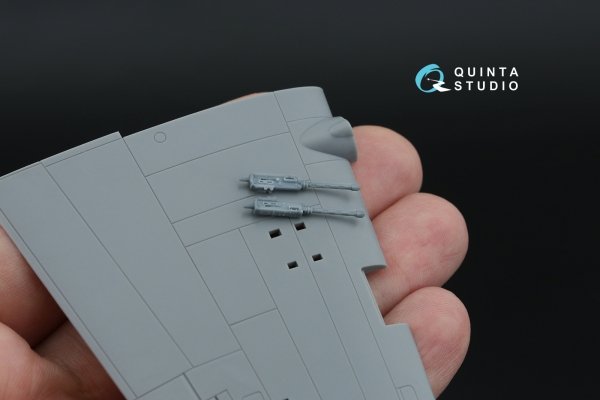 Quinta Studio Browning Mk.II Machine gun, 4 pcs (all kits) 1/48