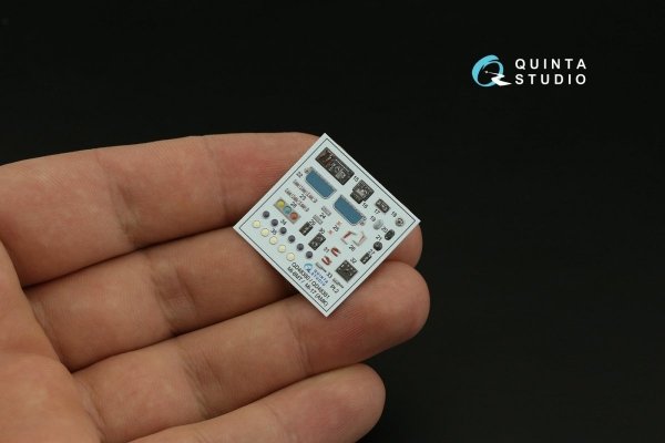 Quinta Studio QD48380 Mi-8MT 3D-Printed &amp; coloured Interior on decal paper (AMK) 1/48