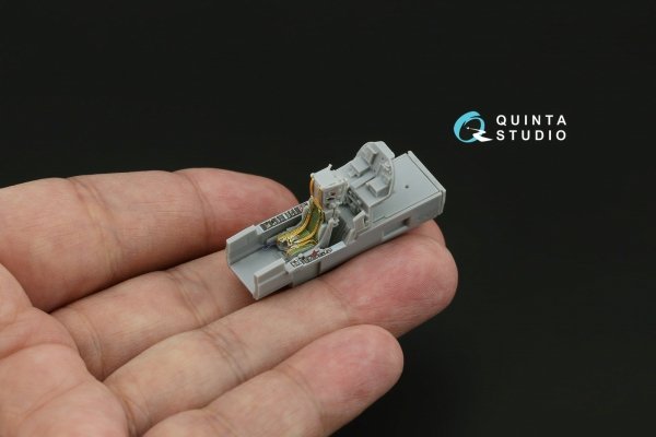 Quinta Studio QD72249 Mirage 2000C 3D-Printed &amp; coloured Interior on decal paper (Modelsvit) 1/72