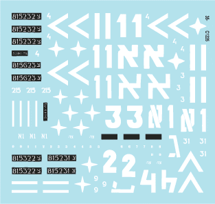 Star Decals 35-C1225 Israeli AFVs 8 1/35