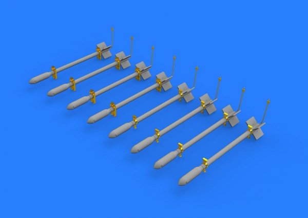 Eduard 648393 British Rocket Projectiles RP-3 60lb F. 1/48