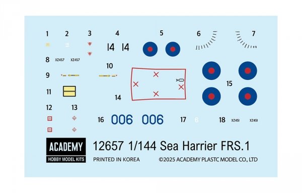 Academy 12657 Sea Harrier FRS.1 1/144