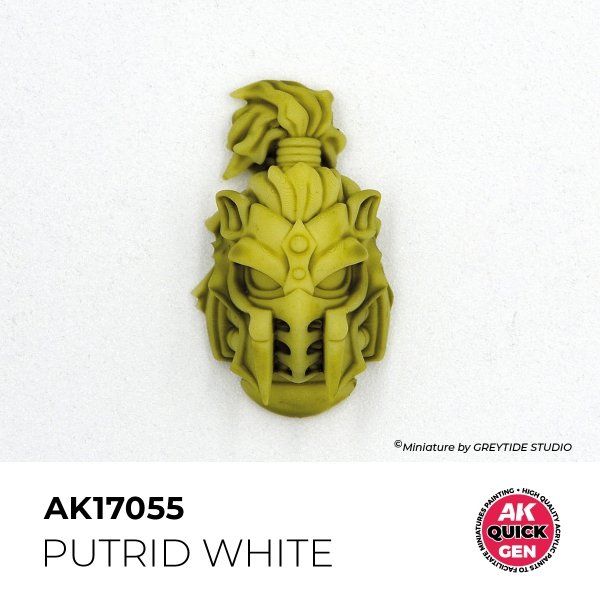 AK Interactive AK17055 PUTRID WHITE – QUICK GEN COLOR 18ml
