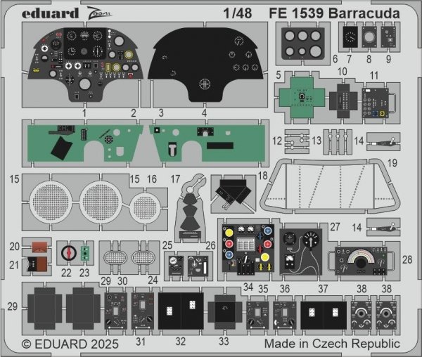 Eduard FE1539 Barracuda TRUMPETER 1/48