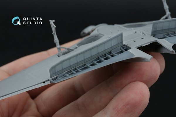 Quinta Studio QT48145 Yak-7B Landing Flaps with Bays (Zvezda) 1/48