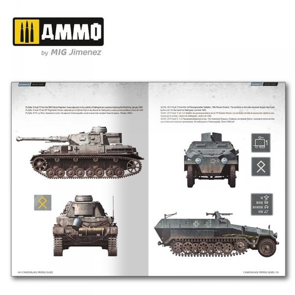 Ammo of Mig 6146 Stalingrad Vehicles Colors - German and Russian Camouflages in the Battle of Stalingrad (Multilingual)