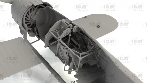 ICM 32021 CR. 42 LW , WWII German Luftwaffe Ground Attack Aircraft 1/32