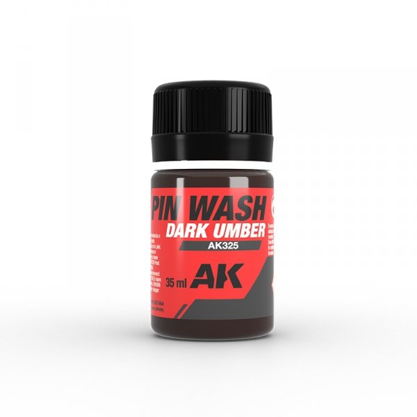 AK Interactive AK325 DARK UMBER PIN WASH 35ML