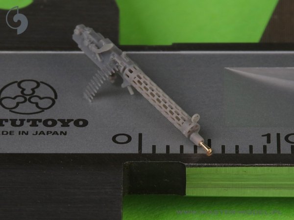 Master AM-72-170 Niemiecki km z okresu I w.św. Spandau LMG 08/15 (2 szt.) - z DŁUGĄ rączką przeładowania - wydruki 3D i mosiężne lufy 1/72