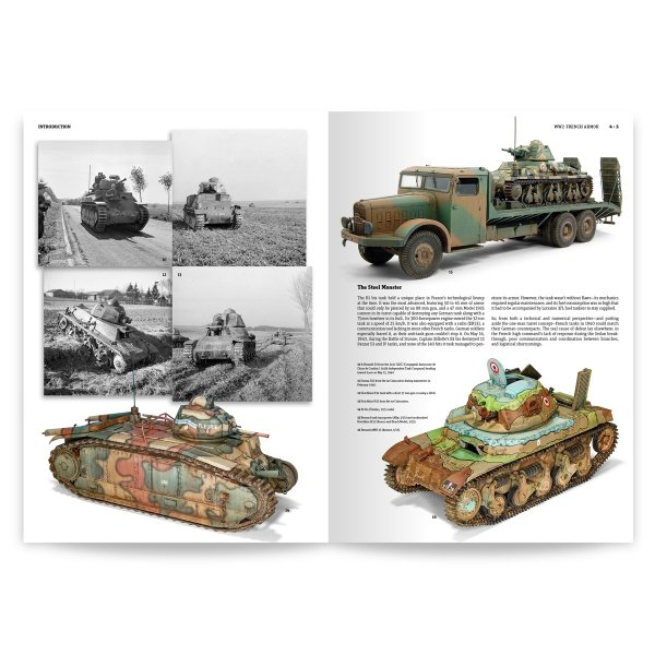 AK Interactive AK130027 FRENCH ARMOR – A GUIDE TO PAINTING &amp; WEATHERING TECHNIQUES USING TAMIYA’S FRENCH WWII AFV MODELS