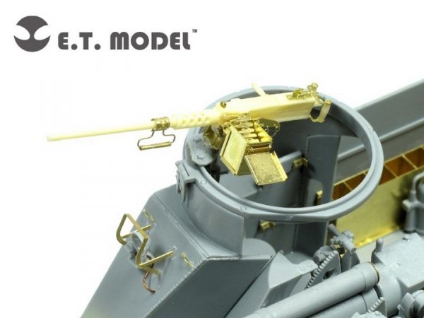 E.T. Model EA35-040 WWII US ARMY M2HB MG w/50 Rounds Ammunition Can 1/35