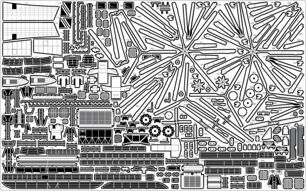 Pontos 35016F1 USS San Antonio Class LPD Detail Up Set (1:350)