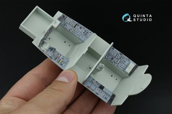 Quinta Studio QDS+32263 Tornado GR.1 3D-Printed &amp; coloured Interior on decal paper (Revell) (Small version) (with 3D-printed resin parts) 1/32