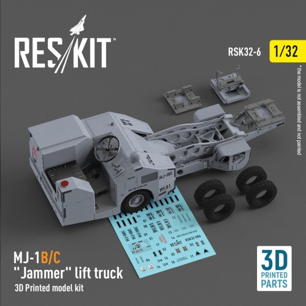 RESKIT RSK32-0006 MJ-1B/C "Jammer" lift truck  (3D Printed model kit) (1/32)