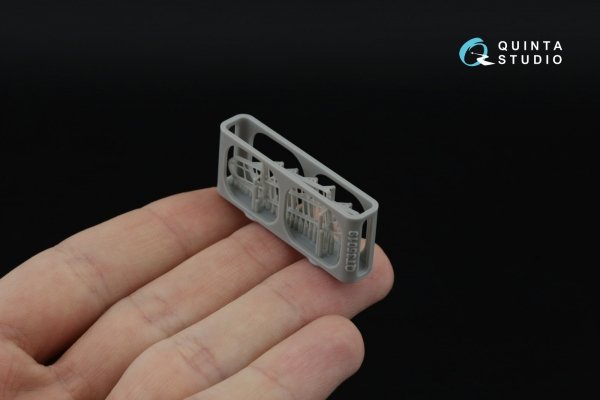 Quinta Studio QT35019 Dodge WC-52 front grille (Zvezda) 1/35