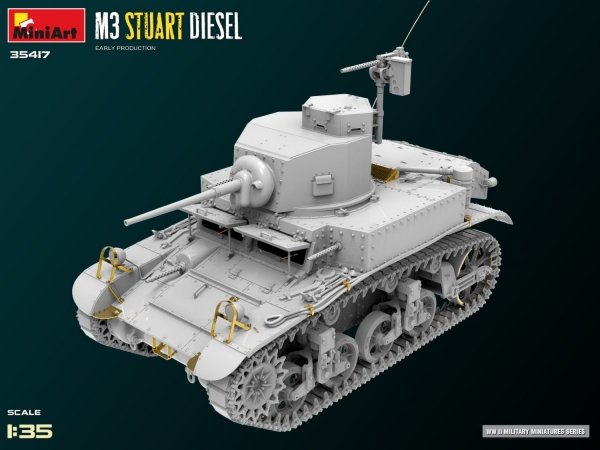 MiniArt 35417 M3 Stuart Diesel Early Production 1/35