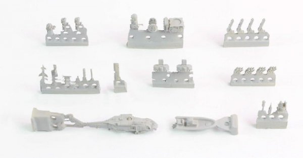 Pontos 38019F1 USS FFG Oliver Hazard Perr Class L.H. Detail Up Set &quot;Advanced&quot; with Kit 1/350