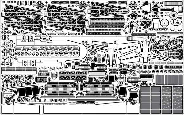 Pontos 35004F1 USS CV-10 Yorktown 1944 Detail Up Set (1:350)