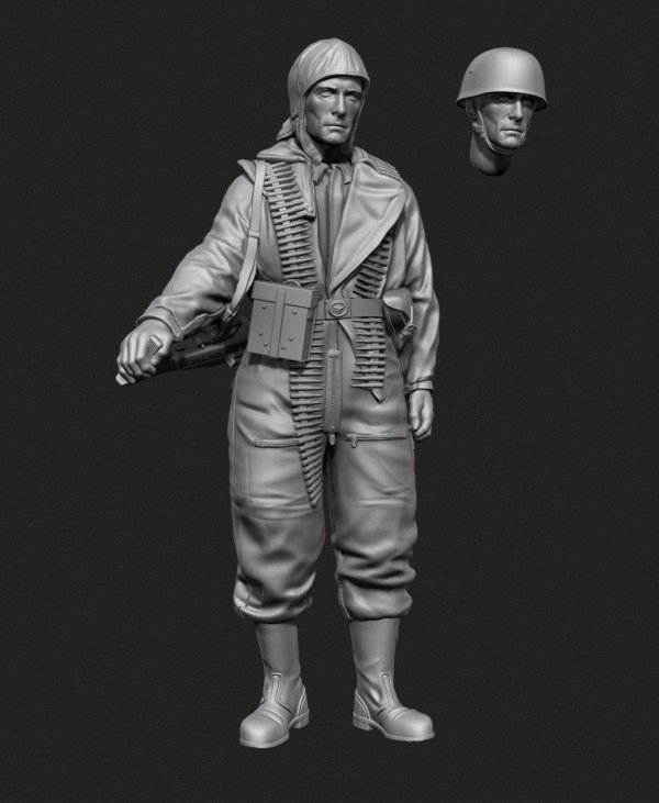 Panzer Art FI35-132 German fallschirmjäger Oder Front No.2 1/35