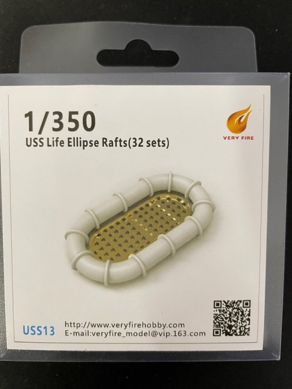 Very Fire USS13 USS Life Ellipse Rafts ( 32 sets ) 1/350