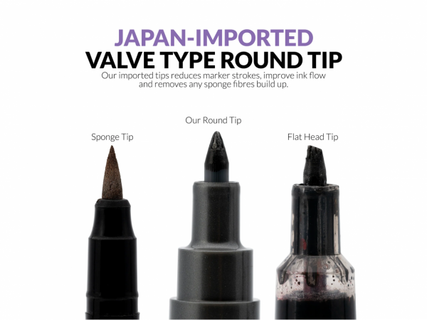 Gaahleri GM-MS07 Metallic Series Markers Red Copper