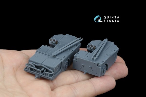 Quinta Studio QT72017 US NAVY AS32A-49 Deck tractor, short/long version, Full kit 1/72