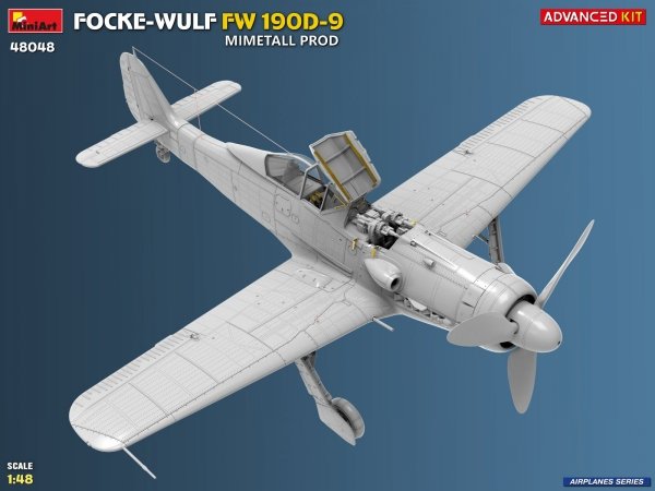 MiniArt 48048 FOCKE-WULF FW 190D-9. MIMETALL PROD. ADVANCED KIT 1/48