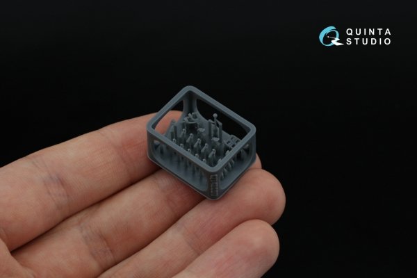 Quinta Studio QD+48546 Kubelwagen Type 82 3D-Printed &amp; coloured Interior on decal paper (Tamiya) (with 3D-printed resin parts)  1/48