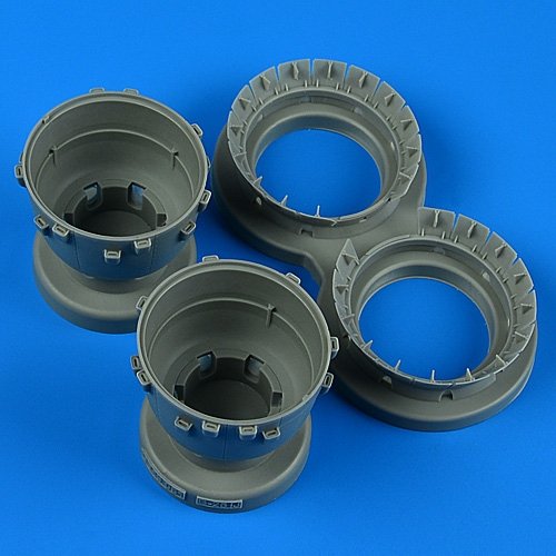 Quickboost QB49206 B-25J Mitchell cowlings and cooling flaps (opened) (for HK MODEL) 1/48