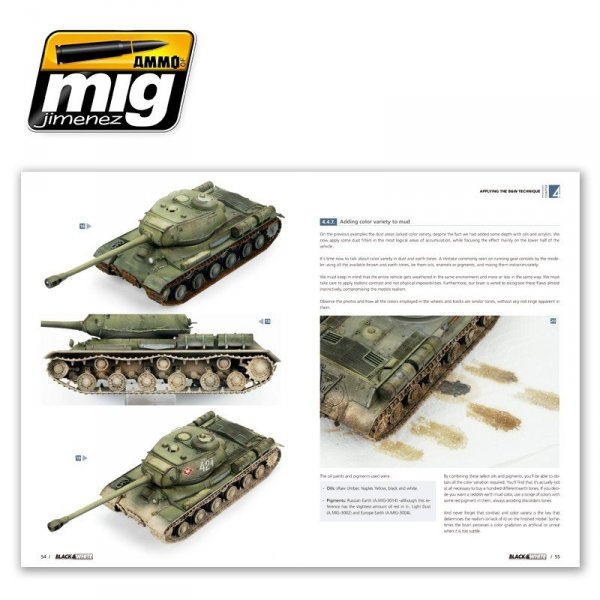 AMMO of Mig Jimenez 6016 BLACK &amp; WHITE TECHNIQUE (English)
