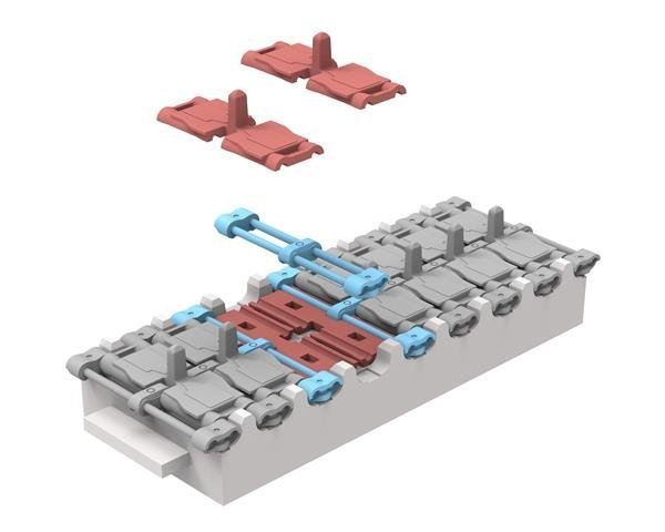 Rye Field Model 5054 TR60 Workable Track Links for Challenger 2 1/35