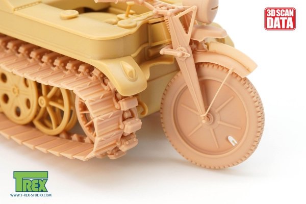 T-Rex Studio TR85060 Kettenkaraftrad Winterkette w/Sprockets, Wheels Type 2 1/35