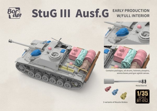 Border Model BT-052 StuG III Ausf. G Early Production Version 1/35