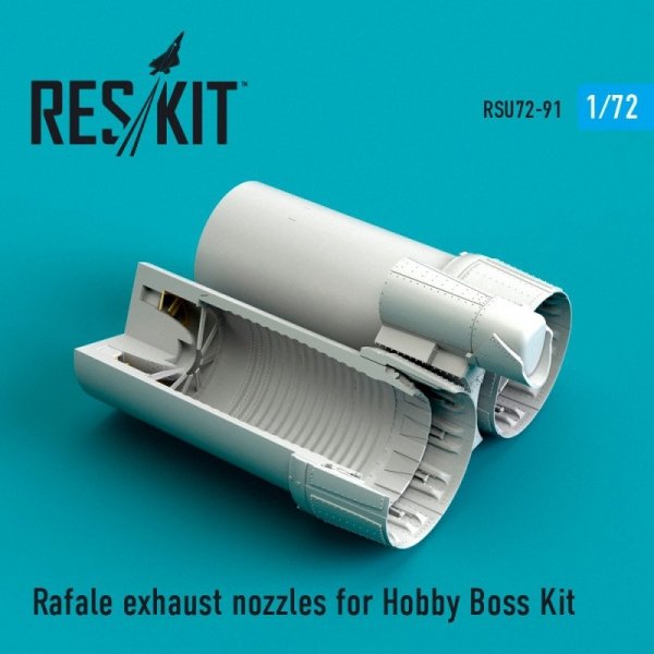 RESKIT RSU72-0091 Rafale exhaust nozzles for Hobby Boss 1/72