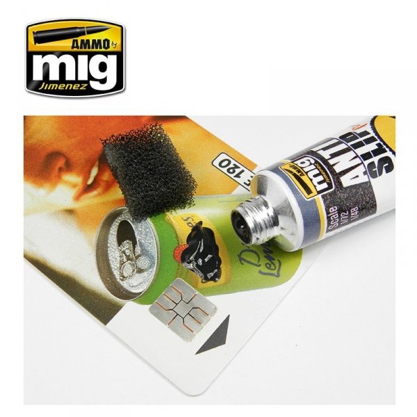 Ammo of Mig 2034 ANTI-SLIP PASTE - BLACK COLOR FOR 1/72 &amp; 1/48