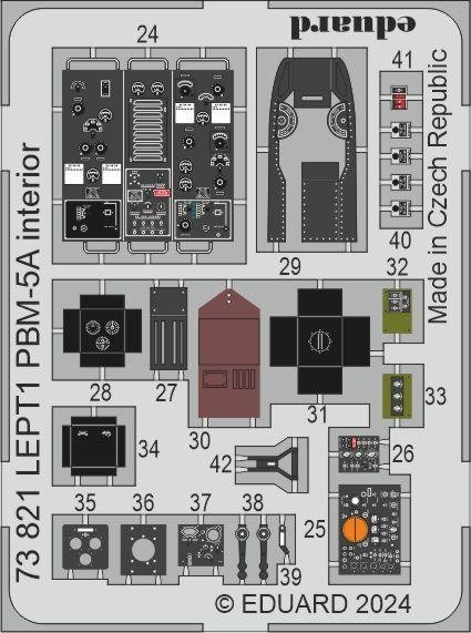 Eduard 73821 PBM-5A interior ACADEMY 1/72