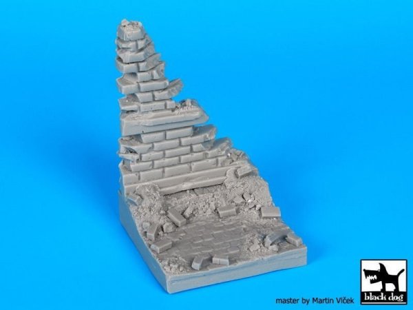 Black Dog D35056 Ruined wall N°3 base 1/35