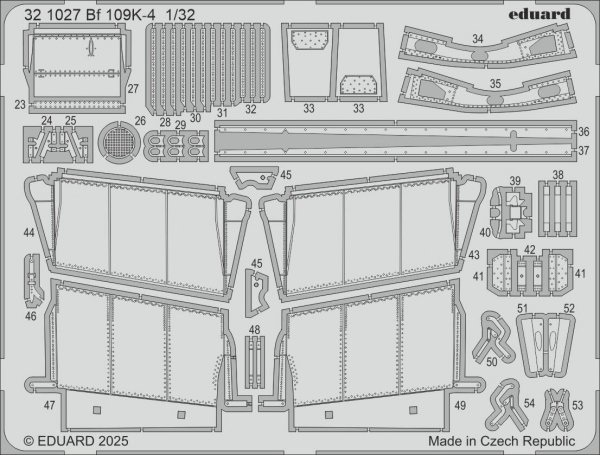 Eduard BIG33169 Bf 109K-4 for KOTARE (general set, seatbelts STEEL, masks) 1/32