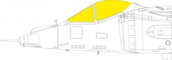 Eduard EX765 AV-8A for Kinetic Model 1/48