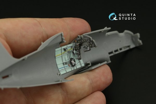 Quinta Studio QD48389 Macchi C.202 Folgore Early 3D-Printed &amp; coloured Interior on decal paper (Hasegawa/Eduard) 1/48