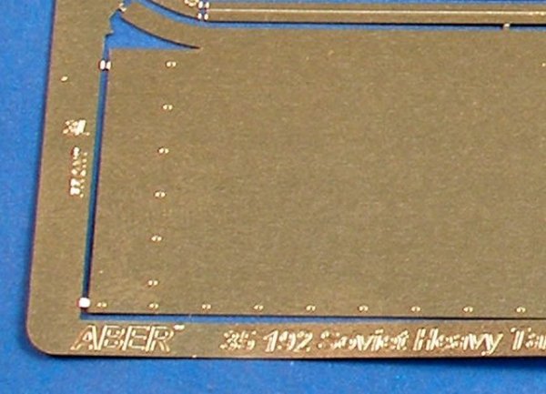 Aber 35192 Russian heavy tank KV-1, KV-2 - vol. 2 - additional set - fenders, early model (1:35)