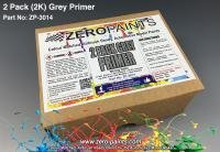 Zero Paints ZP-3014 2 Pack Grey Primer Set (2K)