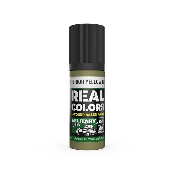AK Interactive RC929 US Interior Yellow Green 17 ml